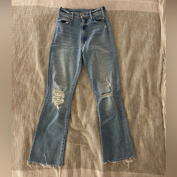 Mother Denim The Hustler Ankle Fray Jeans - Picture 5 of 13